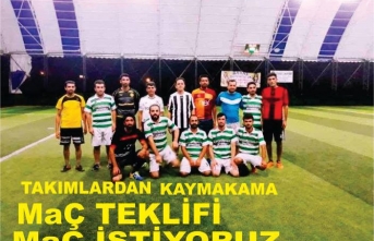 Görevin ilk haftasında futbol maçı