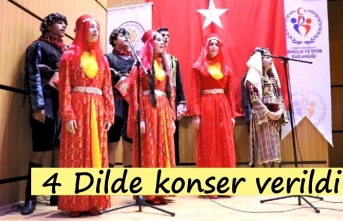 4 Dilde konser verildi