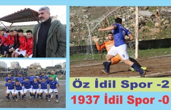 Öz İdil Spor -2 1937 İdil Spor -0