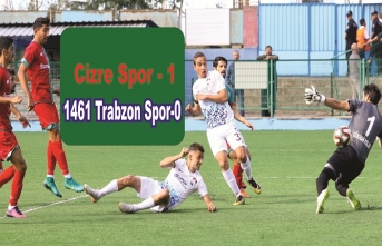 Cizre Spor 1461 Trabzon spor'u 1-0 yendi