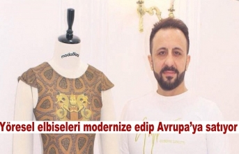 Cizreli modacı Yöresel elbiseleri modernize edip Avrupa’ya satıyor