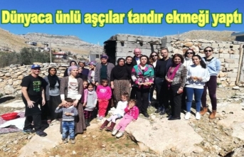 Dünyaca ünlü aşçılar tandır ekmeği yaptı