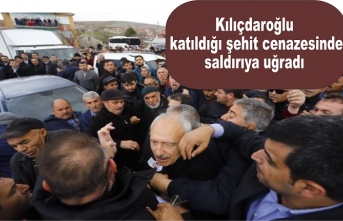 Kılıçdaroğlu katıldığı şehit cenazesinde saldırıya uğradı