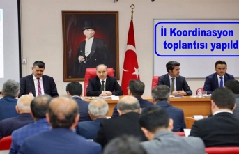 Şırnak İl Koordinasyon Kurulu 2019 yılı 2. dönem toplantısı yapıldı.