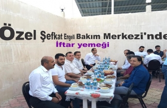 Özel Şefkat ve Bakım Evinde İftar yemeği