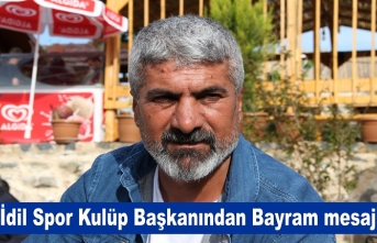 İdil Spor Kulüp Başkanından Bayram Mesajı