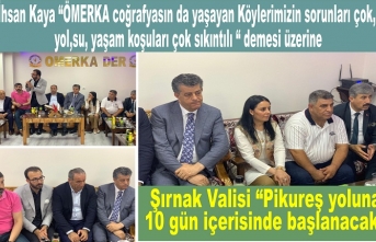 Vali söz verdi “Pikureş mezarlığının yolunu 10 güne kadar yapacağız”