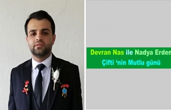 Devran Nas Nedya Erden çifti dünya evine girdi