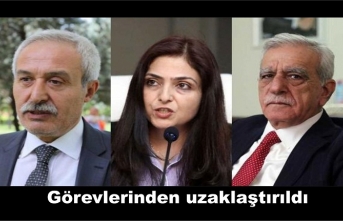 Diyarbakır, Mardin ve Van Büyükşehir belediye başkanları görevden alındı