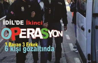 İdil'de ikinci operasyon 6 kişi gözaltında