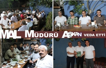 Mal Müdürü Murat Aşkan veda etti