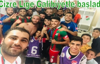 Cizre Spor lige galibiyetle başladı