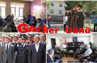 Şehit yakınları ve gaziler kaymakamlık tarafından verilen yemekte bir araya geldi