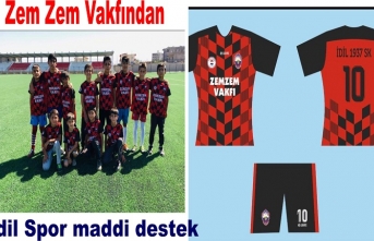 Zem Zem Vakfından İdil Spora maddi destek