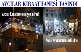 Avcılar Kıraathanesi yeni yerine taşındı