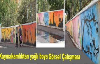 Kaymakamlıktan yağlı Boya Görsel çalışması