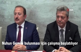 Nuh'un gemisinin bulunması için çalışma başlatılıyor