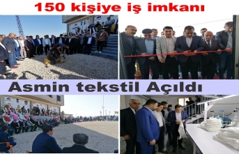 Asmin Tekstil açıldı