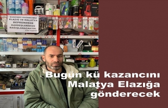 Ali Rambo bugünkü alışverişini Elazığ Malatya depremzadelere bağışlayacak