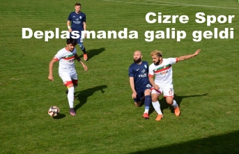 Cizre Spor Deplasmanda galip geldi