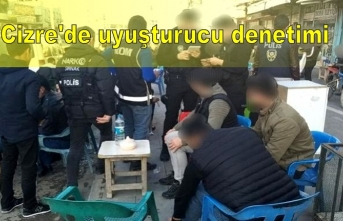 Cizre'de uyuşturucu denetimi