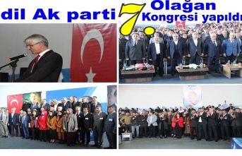 İdil Ak Parti 7.Olağan kongresi yapıldı