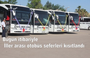 Bugün itibariyle İller arası otobüs seferleri kısıtlandı