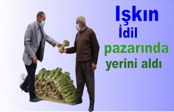 Işkın İdil pazarında yerini aldı