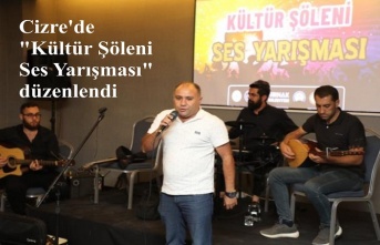 "Kültür Şöleni Ses Yarışması" düzenlendi