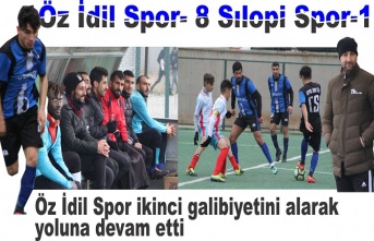 Öz İdil Spor ikinci galibiyetini farklı kazandı