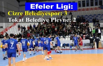 Cizre Belediyespor: 3 Tokat Belediye Plevne: 2