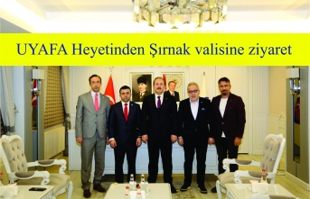 UYAFA Heyetinden Şırnak valisine ziyaret