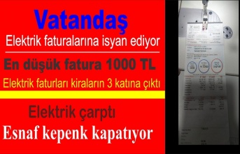 Vatandaşın Elektrik Faturası isyanı ayyuka ya çıktı