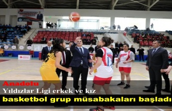 Kız basketbol grup müsabakalar Hakkari'de başladı