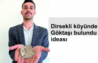 Direskli Köyünde 10 kilogram göktaşı bulundu ideası