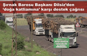 Dilsiz’den ‘doğa katliamına’ karşı destek çağrısı