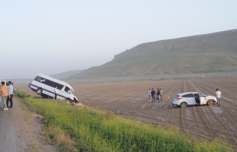 İkizce de trafik kazası 5 kişi yaralandı
