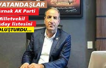 Şırnak Ak Parti Miletvekili aday listesini vatandaş belirledi