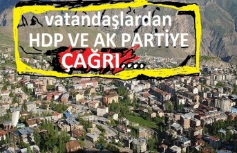 Vatandaşlardan HDP ve AK Parti partilerine çağrı