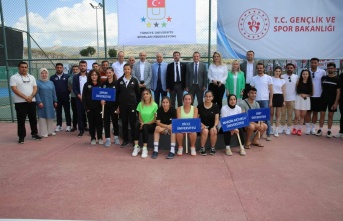ÜNİLİG Tenis turnuvası Şırnak Üniversitesinde başladı