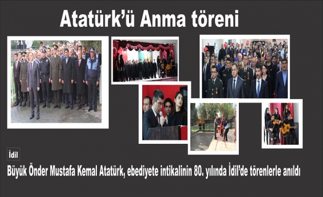 Atatürk’ü Anma töreni