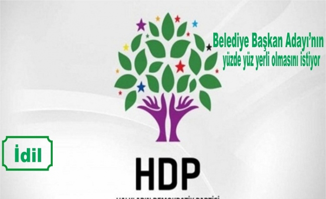 Belediye Başkan Adayının yüzde yüz yerli olması isteniyor