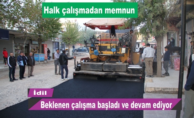 Esnafın beklediği çalışma başladı ve bitti diğer mahallelerde devam ediyor