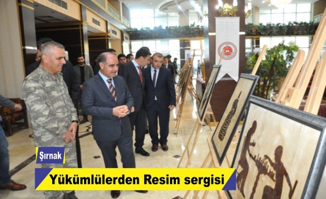 Yükümlülerden resim sergisi