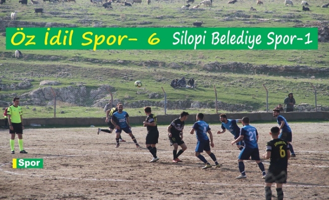 ÖZ İdil Spor-6 Silopi Belediye Spor-1