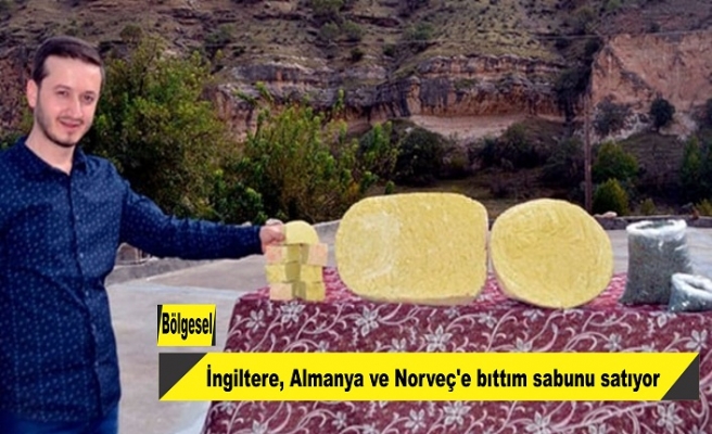 Siirt'te üretilen Bıttım sabunu Avrupa ülkelerine yok satıyor