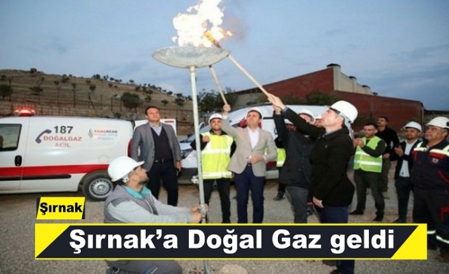 Şırnak'ta Doğal Gaz töreni