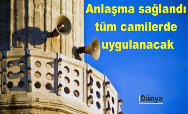 Tüm camilerde uygulanacak