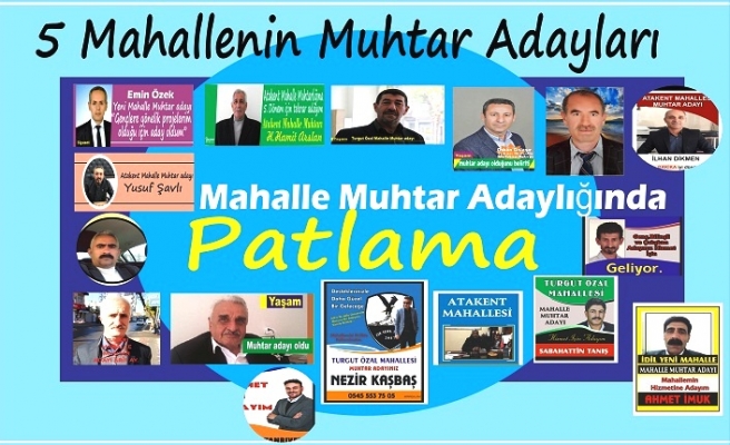 İdilde muhtar patlaması