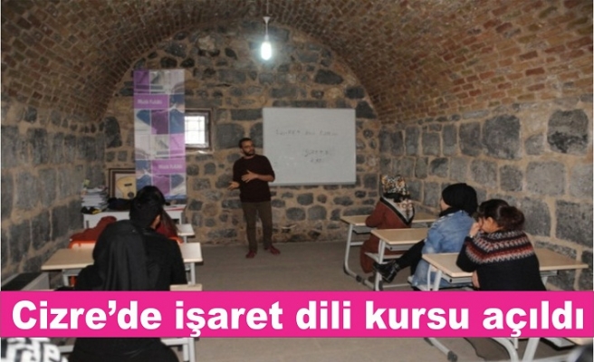 İşaret dili kursu açıldı